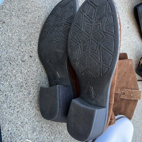 BOC Born Brown Suede Studded Western Style Boots Size 7/37 - Picture 8 of 8